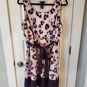 Lane Bryant 18/20 Sleeveless Abstract Floral print dress